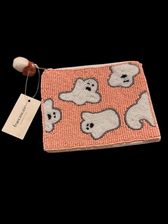 Cynthia Rowley Handbags - Francesca's Beaded Ghost Zip Pouch - NWT
